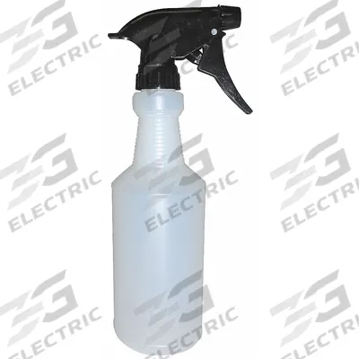 APPROVED VENDOR Trigger Spray Bottle: 16 oz Container Capacity, Mist/Stream, White, Black - Bottles with Trigger Sprayer