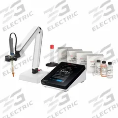 THERMO SCIENTIFIC pH Meter Kit: ORP/pH/Temp, pH Electrode Storage Sleeve and Base, ±0.002 pH (MPN PSTAR2115). Key specifications — pH Accuracy: ±0.002 pH; Temp Compensation: Automatic; Measurement Components Included: 8302BNUMD ROSS Ultra Triode Refillable Glass-Body pH/ATC Electrode; Reagents and Solutions Included: pH Electrode Storage Solution and Cleaning Solution; Test Parameters: pH; Other Accessories Included: pH Electrode Storage Sleeve and Base; Manufacturer Part Number: PSTAR2115.