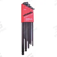 EKLIND Hex Key Set: 11 - 15 Pieces, Ball-Hex-L Extra Long, L, SAE, Double Ball End, Extra Long (MPN 17213). Key specifications — attr1205553: Not Tether Capable; attr1205554: EKLIND; attr1205568: Black Oxide; attr1293176: 11 - 15 Pieces.