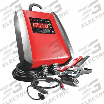 SCHUMACHER ELECTRIC Battery Charger: Charging/Maintaining, Auto, For AGM/Lead Acid/Lithium - Benchtop Battery Chargers