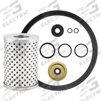 BALDWIN FILTERS Power Steering Filter: Power Steering Fluid, 3 9/16 in Overall Ht, Navistar, P7134. Key specifications — Baldwin Interchange: P7134; Includes: (8) Furnished Gaskets; Media Material: Cellulose; Brand: BALDWIN FILTERS; Compatible Vehicle Make: Navistar.