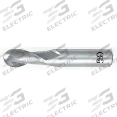OSG Ball End Mill: Carbide, TiAlN Coated, 2 Flute, 31/64" Mill Dia, 1" LOC, 3" OAL (MPN 402-4844-BN11)