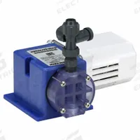 CHEM-TECH Chemical Metering Pump: Electric Motor, 115V AC, 1/60 hp HP, PVC Head, 10:1, PVC, CSPE (MPN X068-XA-AAAAG19). Key specifications — attr1289746: CHEM-TECH; attr1289749: CSPE/PTFE/Viton™; attr1289771: ±3.0%; attr1289789: 115V AC; attr1321889: Ceramic; attr1361777: PVC; attr1395495: CSPE.