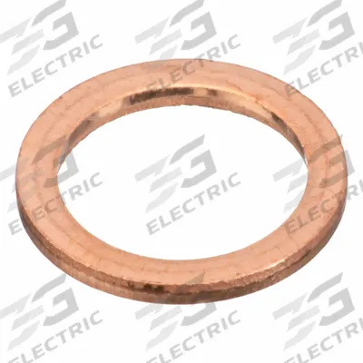 APPROVED VENDOR Sealing Washer: M10 Screw Sz, Copper, Copper Seal, 10 mm Inside Dia, 14 mm Outside Dia - Single-Piece Sealing Washers