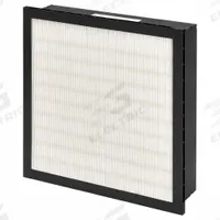 GRAINGER Minipleat Air Filter: 20 in x 20 in x 6 in, Synthetic, Plastic, Single Header, MERV 11 (MPN 52RR08). Key specifications — Brand: GRAINGER; Frame or Header Material: Plastic; Media Material: Synthetic.