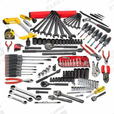 PROTO Railroad Tool Set: 141 Total Pcs, SAE - Railroad Maintenance Tool Only Sets