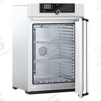 MEMMERT Universal Oven: Forced Air, 5.9 cu ft Capacity, 300°C Max Temp, 3,200 W Watt, +/-1.9°C, Oven (MPN UF 160, 230V). Key specifications — Voltage: 230V AC; Brand: MEMMERT; Temperature Accuracy Tolerance: +/-0.1°C up to 99.9°C, +/-0.5°C @ 100°C+; Temperature Uniformity: +/-1.9°C.