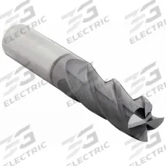 CLEVELAND Corner Radius End Mill: Carbide, TiAlN Coated, 4 Flute, 3/8" Mill Dia, 1" LOC, 0.04" Rad (MPN C81871)