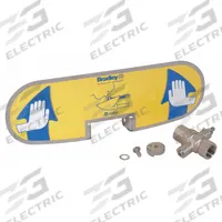 BRADLEY Handle Kit: S08-390GR, Compatible with Bradley. Key specifications — Manufacturer Part Number: S08-390GR; Includes: Handle Ball Valve; Compatible Mfr Part No: S19-310FW; Part: Push Handle with On/Off Valve; Compatible with Series: Bradley; For Use With: Eyewash.