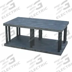 STRUCTURAL PLASTICS Plastic Shelving: 66 in x 36 in, 27 in Overall Ht, 2 Shelves (MPN ST6636B). Key specifications — Resistance Properties: Corrosion-Resistant; Frame Material: Plastic; Shelving Material: High Density Polyethylene; Brand: STRUCTURAL PLASTICS.