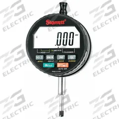 STARRETT Digital Indicator: 0 in to 0.6 in /0 mm to 15 mm, Inch/Metric, +/- 0.0002 in Accuracy, IP54 (MPN F2720IQ). Key specifications — attr1184065: STARRETT; attr1184072: +/- 0.0002 in; attr1184084: 2.5 in.