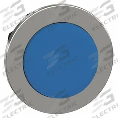SCHNEIDER Extended Push Button: Blue, 30 mm Mounting Size, Metallic, Momentary (MPN ZB4FL6). Key specifications — Brand: SCHNEIDER; Action: Momentary; Series: XB4; Push Button Material Type: Metallic.