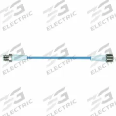 Cordset: M12 Male Straight X M12 Female Straight, 8 Pins, Blue, TPE-S, 3 m Cable Lg (MPN 7024-48001-3120300). Key specifications — Cable Jacket Color: Blue; End 1 Gender: Male; End 1 Mounting Orientation: Straight; End 2 Gender: Female; End 2 Mounting Orientation: Straight; End 2 Connection Type: M12; IP Rating: IP66K; Brand: MURRELEKTRONIK.