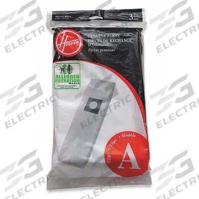 HOOVER Vacuum Bag: Hoover, U3101/U3301, Dry, Paper, Std - Upright Vacuum Bags