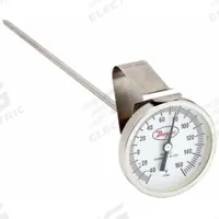 DWYER Clip On Dial Thermometer: -40°F to 160°F, +/- 2% Accuracy, 5 in Stem Lg, Fahrenheit (MPN CBT25041). Key specifications — Accuracy: +/- 2%; Brand: DWYER; Temperature Units: Fahrenheit.