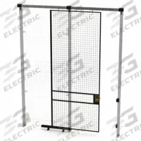 HUSKY RACK & WIRE Slide Door: 10 ft H x 4 ft W x 1 3/4 in D, Black, Powder-Coated (MPN V540410). Key specifications — attr1283297: Powder-Coated; attr1283316: Steel; attr1283313: Yes; attr1283333: HUSKY RACK & WIRE.