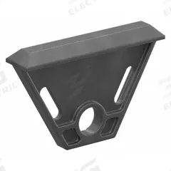 Tool Hanger: 15 Series, 1 11/16 in x 1/4 in x 2 15/16 in, Black, Matte (MPN 2100). Key specifications — System of Measurement: Inch; Material: Nylon; Attachment Type: Slide-In; Finish: Matte; For Extrusion Profile Type: Single; Includes Fasteners: No; Mounting Type: Slide-In; Compatible Series: 80/20, 15 Series.