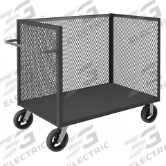 APPROVED VENDOR Box Truck: 2,400 lb, Flush Lip, 55 in L x 31 in W x 46 in H Overall Dim., 1 Shelves (MPN 3ST-EX304845-8MR-95). Key specifications — Shelf Adjustability: Fixed; Brand: APPROVED VENDOR; Color: Gray; Caster/Wheel Configuration: (2) Rigid.