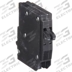 SQUARE D Miniature Circuit Breaker: 15 A, 120/240V AC, Single Phase, 10kA at 120/240V AC, 1 Poles (MPN QOT1515). Key specifications — Phase: Single; Amps: 15 A; AC Voltage Rating: 120/240V AC; Max. AIR Rating: 10kA at 120/240V AC; For Use With: QO Load Centers and NQ Panelboards; Brand: SQUARE D.