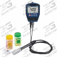 REED INSTRUMENTS Handheld Multiparameter Meter: ORP/pH/Temp, pH/ORP Electrode with Temp (MPN R3525). Key specifications — Test Parameters: pH; Manufacturer Part Number: R3525; Configured Test Parameters: Temperature; Measurement Components Included: pH/ORP Electrode with Temperature; Other Accessories Included: Mounting Suction Cup; Reagents and Solutions Included: Buffer Solutions pH 4 and 7.
