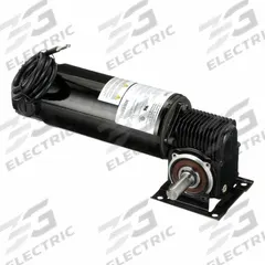 DAYTON DC Gearmotor: Right Angle, 90V DC, TENV, 90 RPM, 100 in-lb Max Torque, 20:1, 2.33 A, CW/CCW (MPN 3XA85). Key specifications — Motor Type: Permanent Magnet DC; Brand: DAYTON; Full Load Current: 2.33 A.