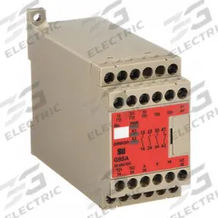 OMRON Safety Monitoring Relay: DIN-Rail & Surface Relay Mounting, 20 Pins/Terminals, 24V AC/DC (MPN G9SA-301 AC/DC24). Key specifications — Output Switch Configuration: (1) NC; Brand: OMRON.