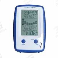 TRACEABLE Thermohygrometer: Humidity/Temp/Time (MPN 6418). Key specifications — Primary Scale: Humidity/Temperature/Time; Display Type: LCD; Brand: TRACEABLE.
