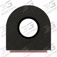 FAIRCHILD Seal: D-Shaped, Self-Adhesive Mounting, Std, EPDM, 50 ft Overall Lg, 3/4 in Overall Wd (MPN RS1024-50). Key specifications — Color: Black; Mounting Style: Self-Adhesive; Seal Shape: D-Shaped; Brand: FAIRCHILD; Material: EPDM; Adhesive Bond: Standard.