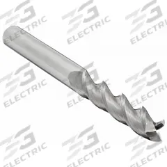 CLEVELAND Square End Mill: Carbide, 3 Flute, 7/16" Mill Dia, 2" LOC, 4" OAL (MPN C60633)