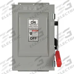 SIEMENS Safety Switch: Non-Fusible, 30 A, Single Phase, 600V AC, Galvanized Steel, Indoor (MPN HNF261J). Key specifications — attr867131: SIEMENS.