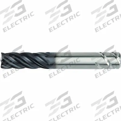 WIDIA HANITA: Carbide, AlTiN Coated, 5 Flute, 5/8" Mill Dia, 1-1/4" LOC - Fast-Cutting Carbide Square End Mills for Stainless Steel & Super Alloys