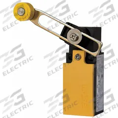 EATON Roller Lever Plunger Limit Switch: LS-Titan Series, 1NO/1NC, Roller Lever (MPN LS-S11S-RLA). Key specifications — Brand: EATON; Manufacturer Part Number: LS-S11S-RLA; Series: LS-Titan; Switch Action: Momentary/Momentary; Terminal Connection Type: Screw Terminals.