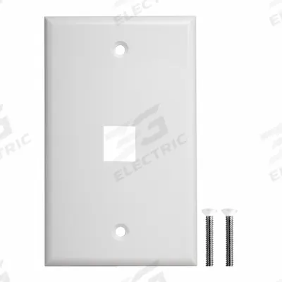 JONARD TOOLS Port Wall Plate: 1 Gang - Keystone Wall Plates