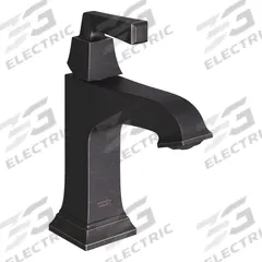 AMERICAN STANDARD Mid Arc Bathroom Faucet: Town Square S, Brass, Legacy Bronze Finish, Single-Post (MPN 7455107.278). Key specifications — Includes: Drain; Brand: AMERICAN STANDARD; Series: Town Square S.