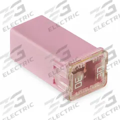 LITTELFUSE Automotive Fuse: JCAS Series, Pink, Female, Cartridge, Time-Delay, 30 A, 32 V DC (MPN JCAS30). Key specifications — Series: JCAS; Brand: LITTELFUSE; Equivalent Fuse Series: FMX & JCAS.
