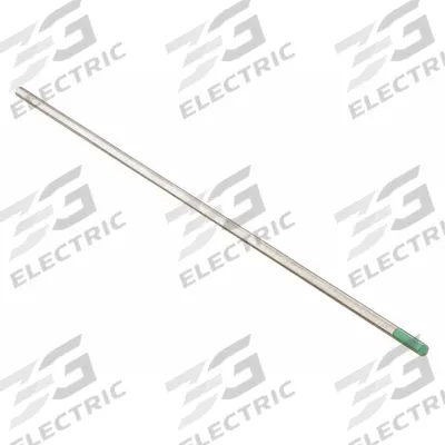 WESTWARD Tungsten Electrode: Pure Tungsten, 1/8 in x 7 in, Green, EWP - Pure Tungsten Electrodes