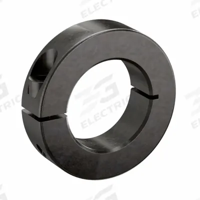 RULAND MANUFACTURING Shaft Collar: 1-Piece, Metric, Round, Clamp-On, 34 mm Bore Dia - Steel Shaft Collars