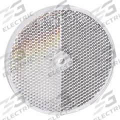 TELEMECANIQUE SENSORS Round Sensor Reflector: Non-Polarized, Round, Acrylic, 76 mm Overall Dia (MPN RF30). Key specifications — Product Type: Non-Polarized Photoelectric Sensor Reflector; Brand: TELEMECANIQUE SENSORS; Manufacturer Part Number: RF30; Compatible Product Type: XU Photoelectric Sensors; Material: Acrylic; Polarization: Non-Polarized.