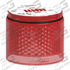SCHNEIDER ELECTRIC Tower Light Module: Steady, 24V AC/DC, Red, 2 13/16 in Overall Dia, Harmony XVB7 (MPN XVB7C24). Key specifications — Brand: SCHNEIDER; Compatible with Series: Harmony XVB7; Lens Color: Red; Operating Voltage: 24V AC/DC; Manufacturer Part Number: XVB7C24.