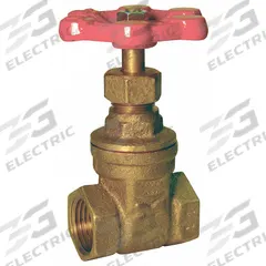 APPROVED VENDOR Gate Valve: 1 in, Brass, Non-Rising, FNPT x FNPT, 200 psi Max. Pressure (CWP), Wheel (MPN 6TWK0). Key specifications — Bonnet Material: Brass; Brand: APPROVED VENDOR; Wedge Material: Brass.