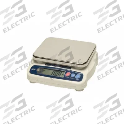 A&D WEIGHING Food Scale: 7 1/2 in Weighing Surface Dp, 9 1/8 in Weighing Surface Wd - Food Scales
