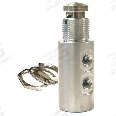 PNEUMADYNE INC Manual Air Control Valve: Three-Way / Two-Position, 10-32 Female UNF, Button - Pneumadyne 300 Series Manual Air Control Valves