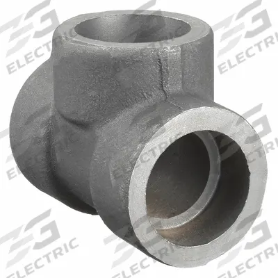 ANVIL Metal Pipe Tee: 2 in x 2 in x 2 in, Female Socket x Female Socket x Female Socket - Socket Weld High-Pressure Pipe Fittings