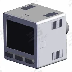 SMC High Precision Pressure Switch: 1/8 in Port Size, 1 NPN/PNP Output, 12 to 24V DC, -5°C to 50°C (MPN ZSE20-P-N01). Key specifications — attr124221: ZSE20-P-N01; attr124227: ZSE20(F); attr124234: 1 NPN/PNP Output; attr124235: 12 to 24V DC; attr1042233: 4-Pin Snap-In Plug.