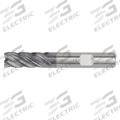 WIDIA HANITA Corner Radius End Mill: Carbide, AlTiN Coated, 5 Flute, 9 mm Mill Dia - Fast-Cutting Carbide Corner-Radius End Mills for Steel & Cast Iron