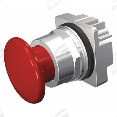 Siemens Mushroom Head Push Button: 30 mm, Non-Metallic - Mushroom-Head Push-Button Operators
