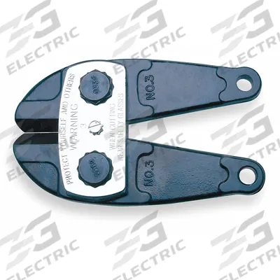 CRESCENT H.K. PORTER Replacement Cutter Head: For 9/16 in Max Dia Soft Steel - Bolt Cutter Heads & Accessories