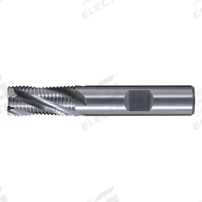 CLEVELAND Roughing End Mill: Carbide, 4 Flute, Fine Pitch, 5/8" Mill Dia, 1-1/4" LOC - Square Carbide Roughing End Mills