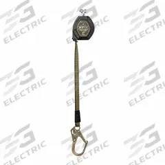 FALLTECH Replacement Leg: Mini Rebar Hook Anchor, 420 lb Capacity, 8 ft Overall Lg, Foot Level (MPN 84008RP0). Key specifications — Brand: FALLTECH; ANSI SRL Class (2021): Class 2; ANSI SRL Type: SRL-P; Series: EdgeCore(TM); For Use With: 8’ FT-X™ EdgeCore™ Arc-Flash; Product Type: Replacement Leg; Anchorage End Connection Type: Mini Rebar Hook; Anchoring Location: Foot Level.