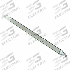 HAKKO Soldering Tip: T15 Series, Bevel, 1.7 mm W, 18 mm Lg (MPN T15-BC15). Key specifications — Brand: HAKKO; Compatible Handpiece Manufacturer Model Number: FM-2028; Manufacturer Part Number: T15-BC15.